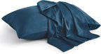 Standard Pillow Cases Set of 2, Rayon Derived from Bamboo, Cooling Pillow Cases for Hot Sleepers & Night Sweats, Breathable Silky Soft Envelope Pillowcases(White, 20"X26")