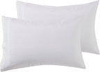 Microfiber Queen Pillowcase Set of 2, Hunter Green, Soft, Envelope Closure, 20X30 Inches